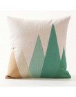 Nordic geometryczny poszewki na poduszki strzały jelenie Elk Sofa poduszki dekoracyjne poszewka na poduszkę 45*45 pościel beżowy