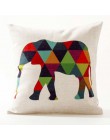 Nordic geometryczny poszewki na poduszki strzały jelenie Elk Sofa poduszki dekoracyjne poszewka na poduszkę 45*45 pościel beżowy