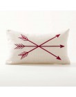Nordic geometryczny poszewki na poduszki strzały jelenie Elk Sofa poduszki dekoracyjne poszewka na poduszkę 45*45 pościel beżowy