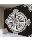 Duży 200x150cm Mandala gobelin indyjski ściany wiszące czeski mata plażowa kocyk poliestrowy mata do jogi domu artystyczna do sy