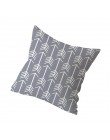 45*45CM geometryczny wzór skandynawski obicia na poduszki Tropic ananas rzuć poduszka pokrywa poduszka z poliestru Case Sofa pos