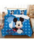 Disney kreskówka myszka miki Minnie pościel zestaw piękny para pościel queen king size zestaw dzieci kołdra okładka poszewki