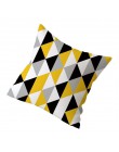 45*45CM geometryczny wzór skandynawski obicia na poduszki Tropic ananas rzuć poduszka pokrywa poduszka z poliestru Case Sofa pos