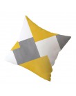 45*45CM geometryczny wzór skandynawski obicia na poduszki Tropic ananas rzuć poduszka pokrywa poduszka z poliestru Case Sofa pos