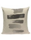 Geometryczna czarna niebieska poduszka Cove tekstylne wzgórze złoto Dero poszewka na poduszkę 45Cm x 45Cm kwadratowa Sofa 3D rzu
