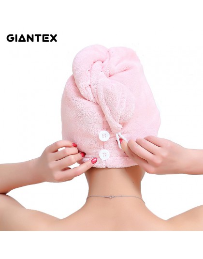 GIANTEX kobiety ręczniki łazienka ręcznik z mikrofibry ręcznik do włosów ręczniki dla dorosłych toallas serviette de bain reczni