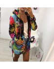 Odzież wierzchnia i płaszcze kurtki moda Tie barwienie drukuj znosić bluza płaszcz z kapturem płaszcze i kurtki damskie 2018AUG1