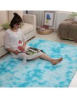 2020 nowoczesny skandynawski Tie-dye Gradient dywan sypialnia salon prostokątny dywan różnobarwny miękki wygodny obszar dywan sz
