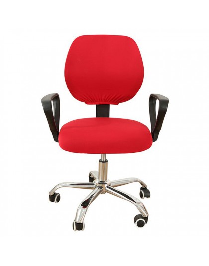 Uniwersalny pokrowiec na krzesło obrotowe komputerowe krzesło pokrowiec pokrowiec na krzesło Stretch na krzesła ze spandeksu Pro
