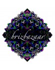 Trippy Alien by brizabazar gobelin akwarela wykładzina ścienna oko Trippy gobelin ściany wiszące Saucerman czary tapiz Dropship