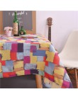 Świąteczny obrus choinka i jeleń pościel i bawełna świeży obrus nowy koreański styl Toalha De Mesa