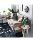 Geometryczny elastyczny pokrowiec na sofę uniwersalny elastyczny pokrowiec na kanapę dla różnych kształtów Sofa Loveseat krzesło