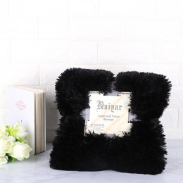 Super miękkie Fuzzy futro Faux eleganckie przytulne z puszystym rzut koc na łóżko Sofa narzuta długie kudłate miękka ciepła pośc