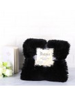 Super miękkie Fuzzy futro Faux eleganckie przytulne z puszystym rzut koc na łóżko Sofa narzuta długie kudłate miękka ciepła pośc