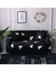 Geometryczny elastyczny pokrowiec na sofę uniwersalny elastyczny pokrowiec na kanapę dla różnych kształtów Sofa Loveseat krzesło