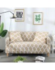 Geometryczny elastyczny pokrowiec na sofę uniwersalny elastyczny pokrowiec na kanapę dla różnych kształtów Sofa Loveseat krzesło