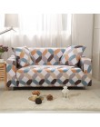 Geometryczny elastyczny pokrowiec na sofę uniwersalny elastyczny pokrowiec na kanapę dla różnych kształtów Sofa Loveseat krzesło