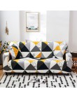 Geometryczny elastyczny pokrowiec na sofę uniwersalny elastyczny pokrowiec na kanapę dla różnych kształtów Sofa Loveseat krzesło