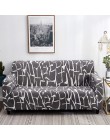 Geometryczny elastyczny pokrowiec na sofę uniwersalny elastyczny pokrowiec na kanapę dla różnych kształtów Sofa Loveseat krzesło