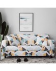 Geometryczny elastyczny pokrowiec na sofę uniwersalny elastyczny pokrowiec na kanapę dla różnych kształtów Sofa Loveseat krzesło