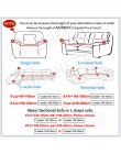 Stretch Slipcovers przekrój elastyczny elastyczny pokrowiec na sofę do salonu narzuta na sofę w kształcie litery L pokrowiec na 