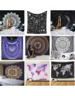 Indian Mandala Tapestry Wall Hanging Sandy Beach rzut dywan koc Camping namiot podróży materac czeski karimata gobeliny