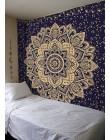 Indian Mandala Tapestry Wall Hanging Sandy Beach rzut dywan koc Camping namiot podróży materac czeski karimata gobeliny