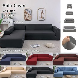 Elastyczne narzuta na sofę jednolity kolor w kształcie litery L fotel poszewki na kanapę 1/2/3/4 Sofa do siedzenia narzuta na so