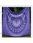 Indian Mandala Tapestry Wall Hanging Sandy Beach rzut dywan koc Camping namiot podróży materac czeski karimata gobeliny