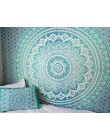 Indian Mandala Tapestry Wall Hanging Sandy Beach rzut dywan koc Camping namiot podróży materac czeski karimata gobeliny