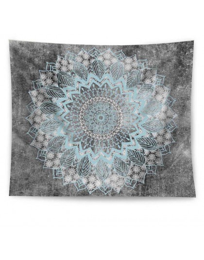 Indian Mandala Tapestry Wall Hanging Sandy Beach rzut dywan koc Camping namiot podróży materac czeski karimata gobeliny