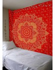 Indian Mandala Tapestry Wall Hanging Sandy Beach rzut dywan koc Camping namiot podróży materac czeski karimata gobeliny