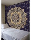 Indian Mandala Tapestry Wall Hanging Sandy Beach rzut dywan koc Camping namiot podróży materac czeski karimata gobeliny
