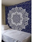 Indian Mandala Tapestry Wall Hanging Sandy Beach rzut dywan koc Camping namiot podróży materac czeski karimata gobeliny