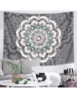 Indian Mandala Tapestry Wall Hanging Sandy Beach rzut dywan koc Camping namiot podróży materac czeski karimata gobeliny