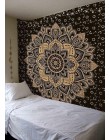 Indian Mandala Tapestry Wall Hanging Sandy Beach rzut dywan koc Camping namiot podróży materac czeski karimata gobeliny