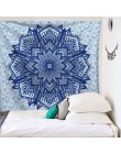 Indian Mandala Tapestry Wall Hanging Sandy Beach rzut dywan koc Camping namiot podróży materac czeski karimata gobeliny