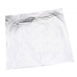 100 sztuk 14x14cm Art papier typu kraft imitacja złota Sliver miedź liść liście arkusze folia papier do złocenia wyroby dekoracy