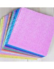 50 sztuk/zestaw kwadratowy papier origami jednostronnie lśniące składane jednokolorowe papiery dzieci Handmade DIY scrapbooking,