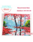AZQSD DIY 50x40cm farba według numerów na krajobrazy dekoracje do domu obrazy olejne według liczb pełny zestaw dla dorosłych