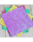 50 sztuk/zestaw kwadratowy papier origami jednostronnie lśniące składane jednokolorowe papiery dzieci Handmade DIY scrapbooking,