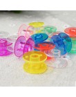 50 szt. Przezroczysta szpula do maszyn do szycia strona główna plastikowa szpula do szycia akcesoria narzędziowe uniwersalna pus