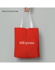 AliExpress 10th Anniversary Item-torba płócienna o dużej pojemności, pojemne torby