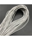 5 jardów 2mm kolorowe wysokoelastyczne okrągłe gumki okrągłe elastyczne liny gumką elastyczna linia DIY akcesoria do szycia