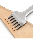 3/4/5/6mm odstęp punktak pneumatyczny do skóry dziurkacze narzędzia sznurowanie szwy do szycia DIY skóra narzędzia rzemieślnicze