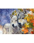 AZQSD zwierzęta obrazy olejne według liczb dla dorosłych farby po numerach na płótnie zestawy do malowania 50x40cm DIY prezent H