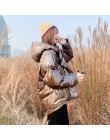 ZURICHOUSE 2020 Winter parka puchowa damska błyszcząca bluza z kapturem duże rozmiary Winter Warm gruba parka Loose Coat kurtka 