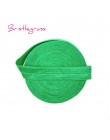 BRISTLEGRASS 2 5 Yard 5/8 "15mm Solid Color Shiny FOE Foldover elastyczna opaska do włosów opaski z pałąkiem na głowę sukienka k