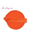 BRISTLEGRASS 2 5 Yard 5/8 "15mm Solid Color Shiny FOE Foldover elastyczna opaska do włosów opaski z pałąkiem na głowę sukienka k