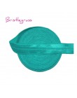BRISTLEGRASS 2 5 Yard 5/8 "15mm Solid Color Shiny FOE Foldover elastyczna opaska do włosów opaski z pałąkiem na głowę sukienka k